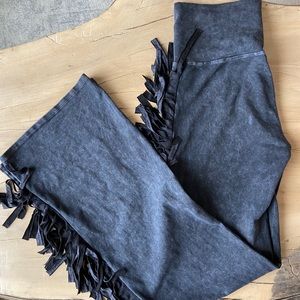 Fringe Mineral Wash Yoga Pants